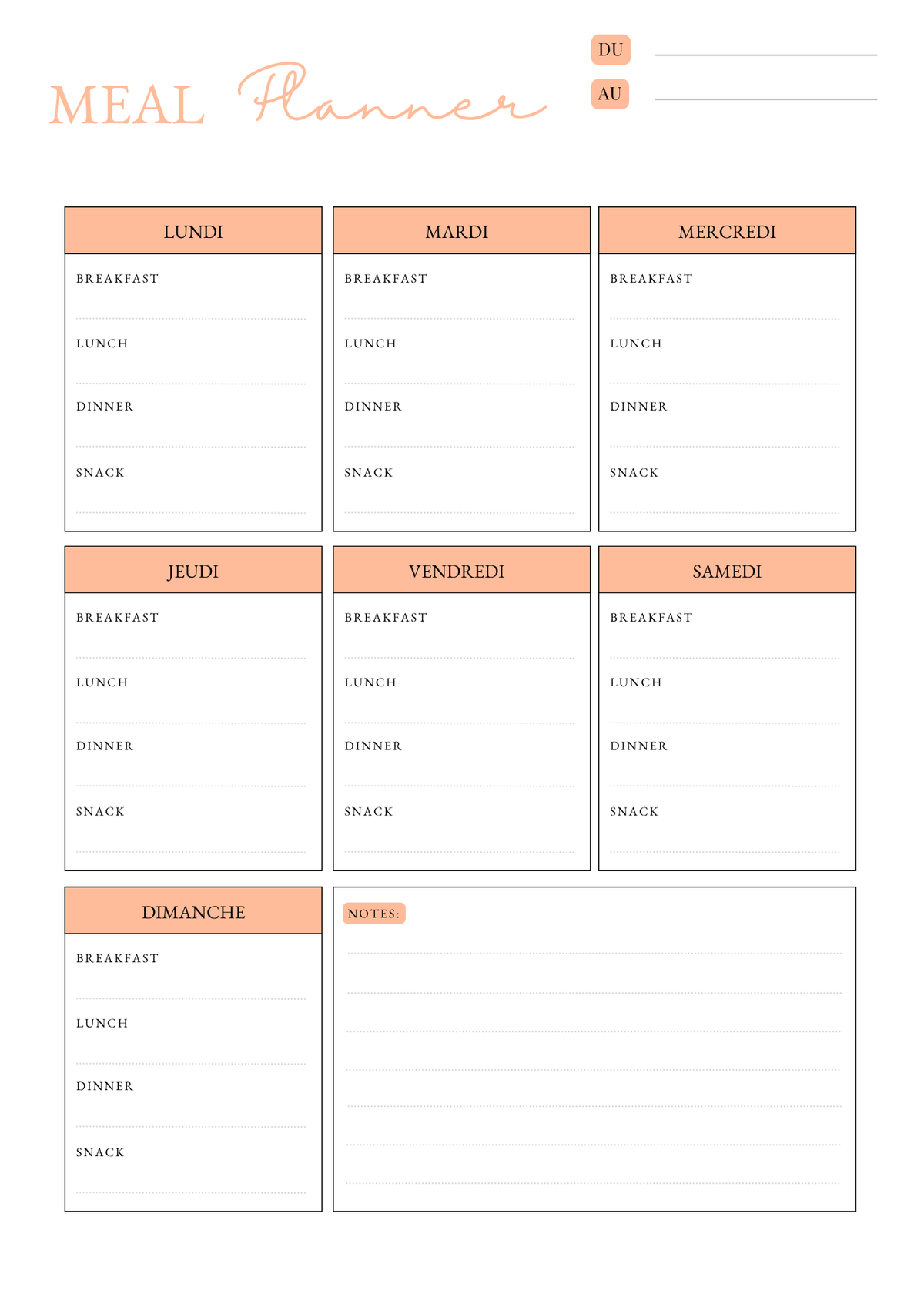Meal Planner