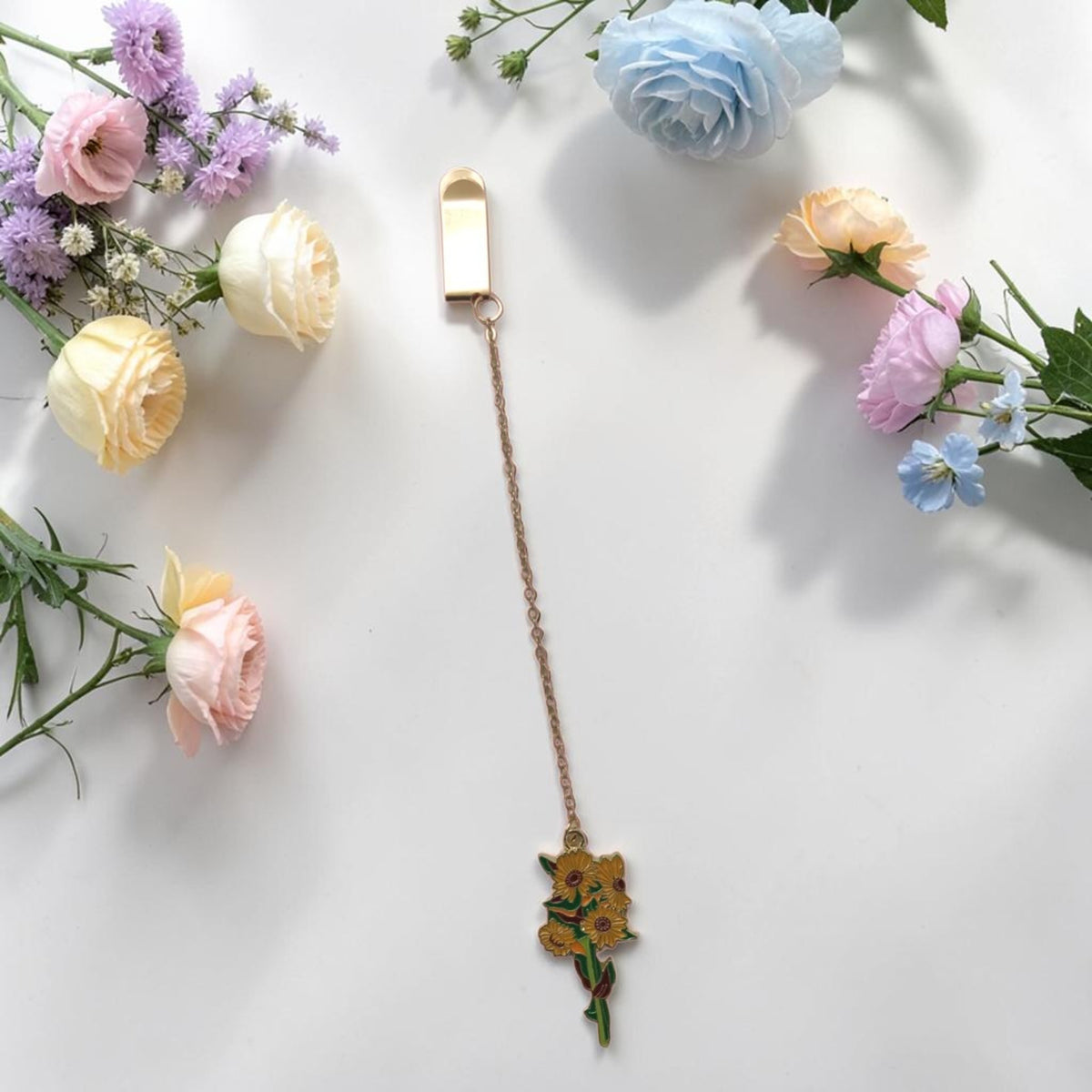 Marque-page bijou TOURNESOL