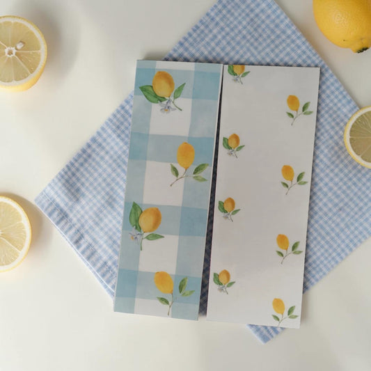 Marque-page Papier Citron