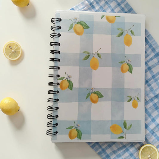Notebook A5 Spirale — Citron Vichy