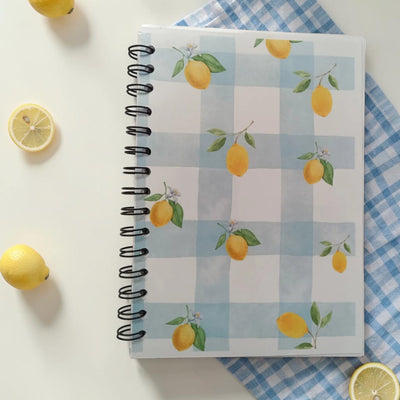 Notebook A5 Spirale — Citron Vichy