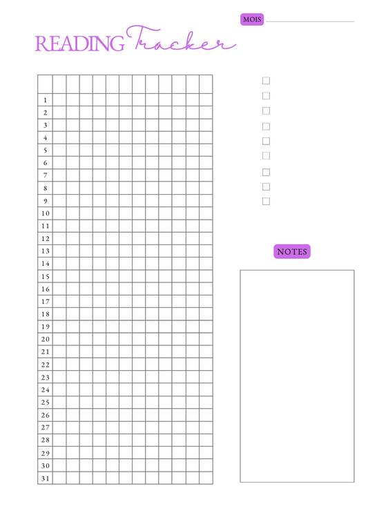 Reading Tracker