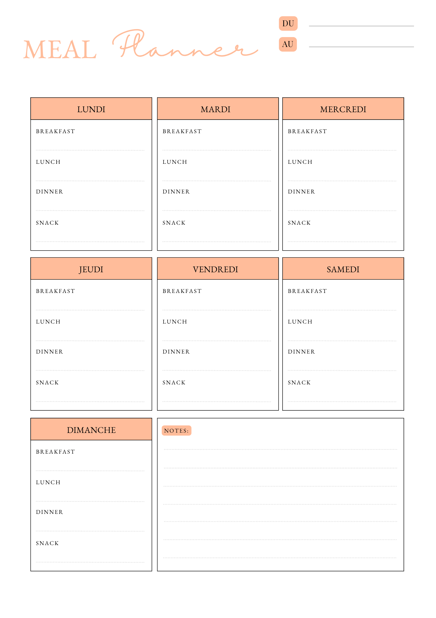 Meal Planner