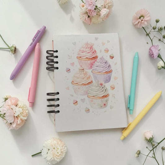 Planner A5 Trimestriel — Cupcake  (papier 80G)