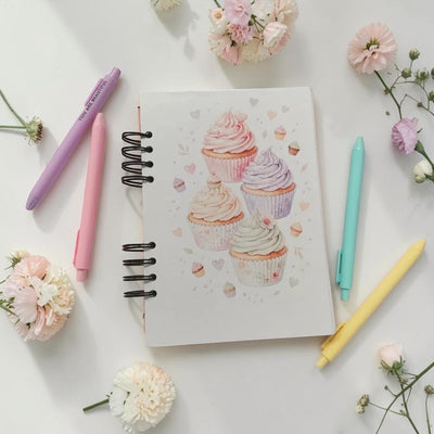 Planner A5 Trimestriel — Cupcake  (papier 80G)
