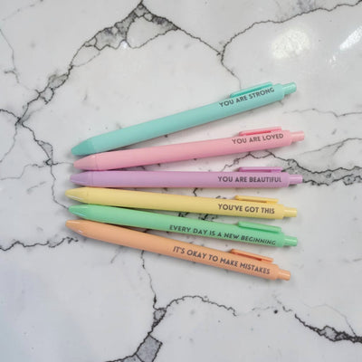 Stylo Pastel — Message de Motivation