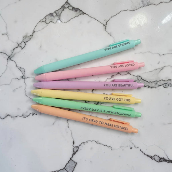 Stylo Pastel — Message de Motivation
