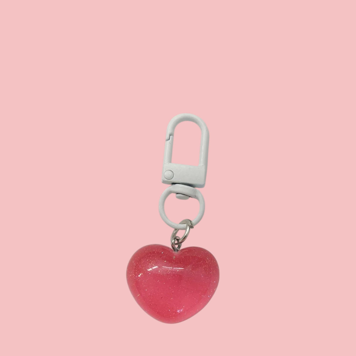 Porte-clés Cœur Résine