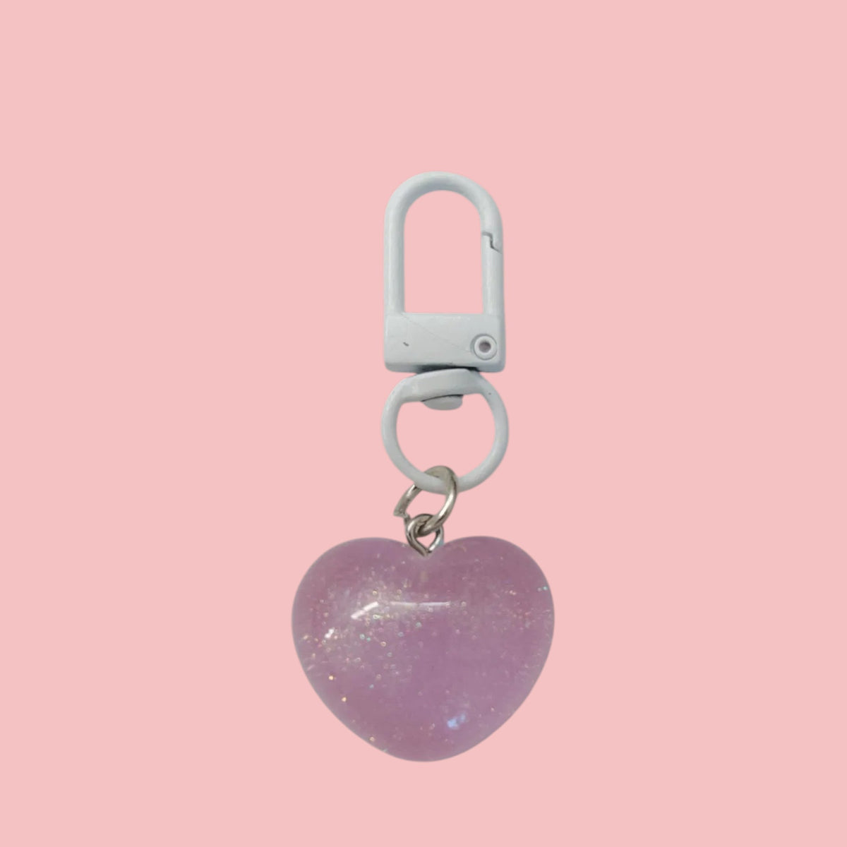 Porte-clés Cœur Résine