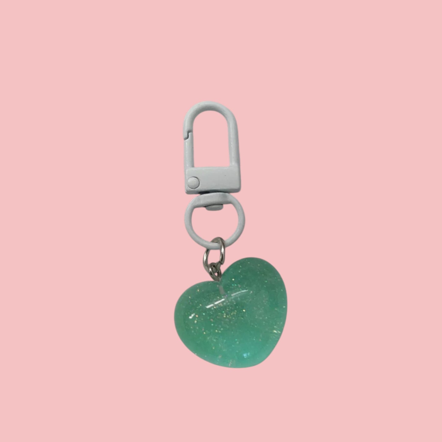 Porte-clés Cœur Résine