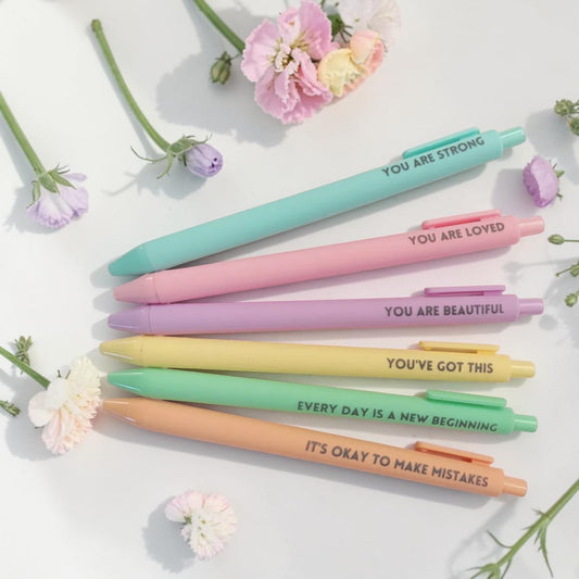 Stylo Pastel — Message de Motivation
