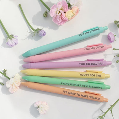 Stylo Pastel — Message de Motivation