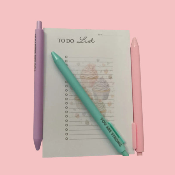 Notepad A6 — To Do List — Cupcake